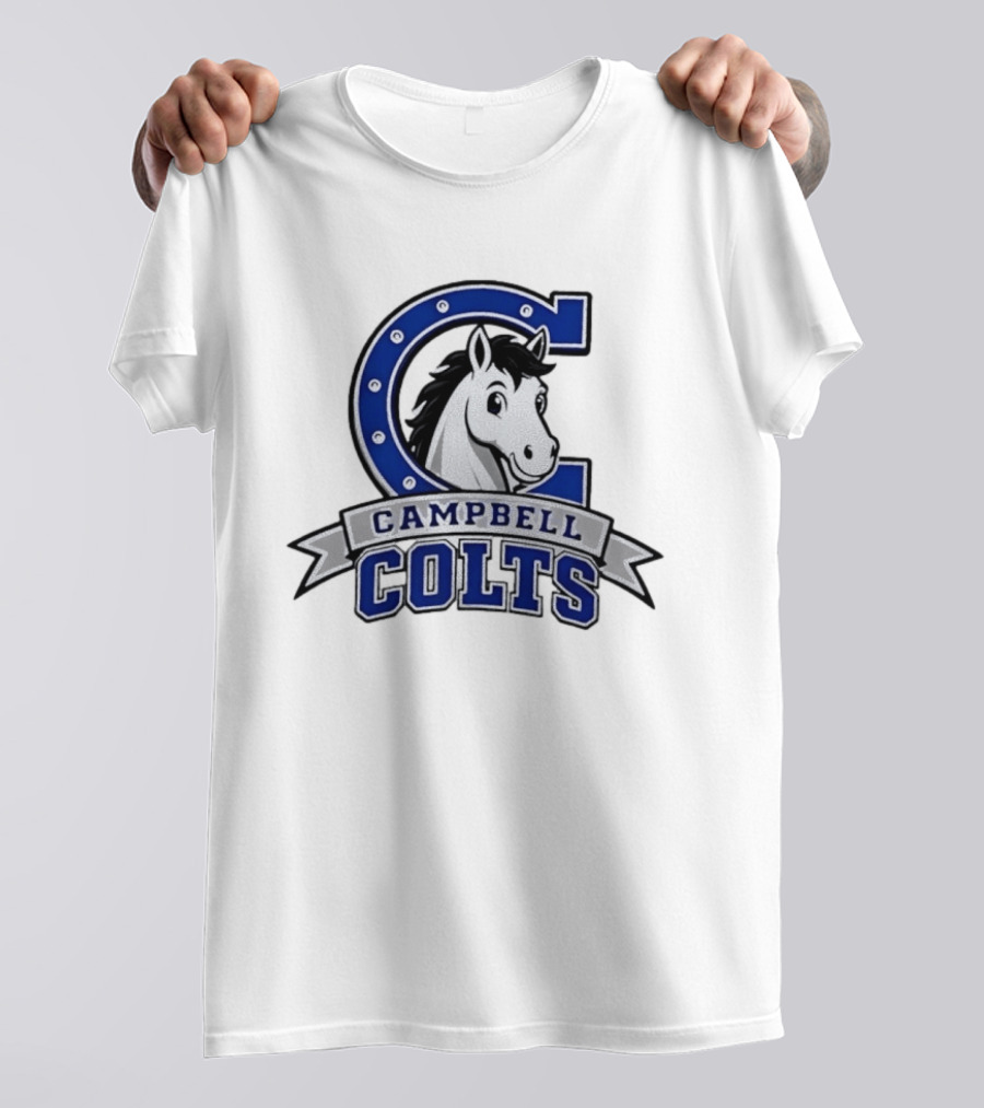 Campbell Colts Athletic Horse T-Shirt