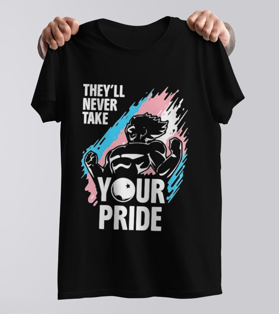 They'll Never Take Your Pride LGBTQ Superhero T-Shirt