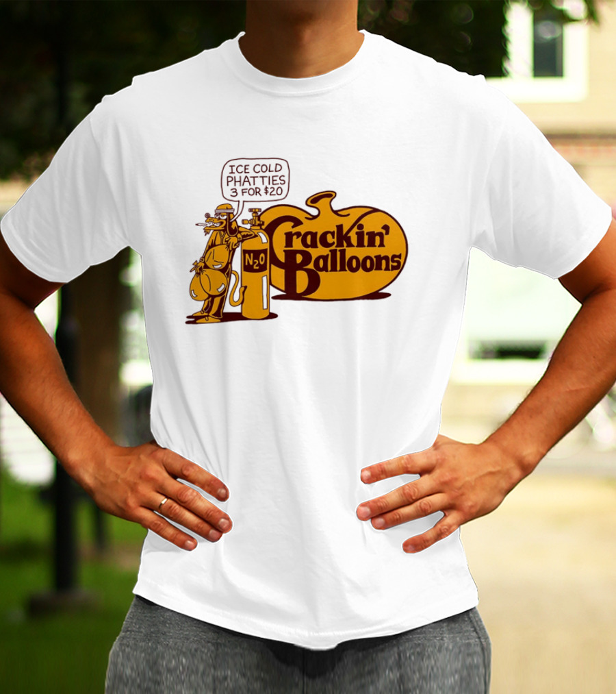 Cracker Barrel Crackin' Balloons Ice Cold Phatties N2O 3 For $20 T-Shirt