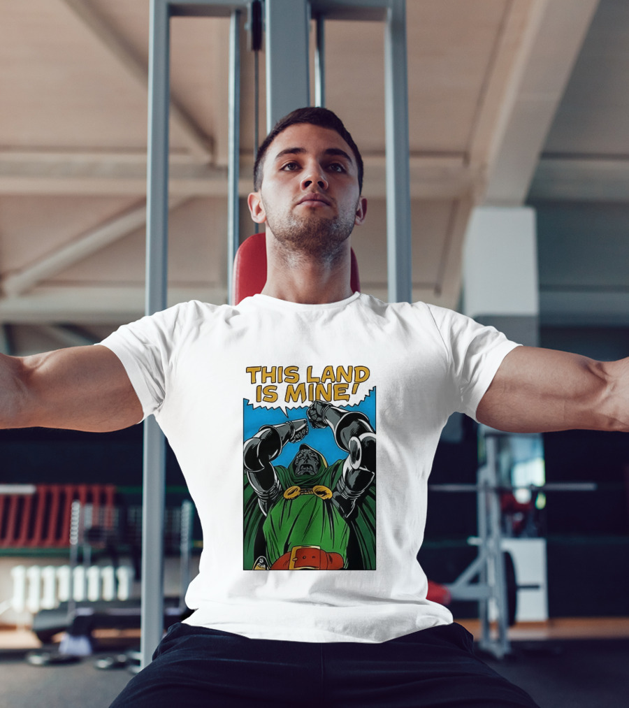 Doctor Doom Marvel Studios This Land Is Mine Vintage Comic T-Shirt
