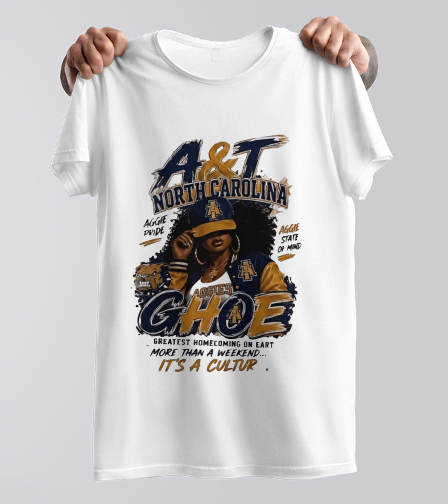 North Carolina A&T Aggie Pride GHOE Greatest Homecoming On Earth Culture T-Shirt