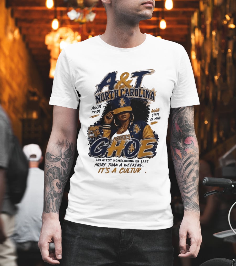 North Carolina A&T Aggie Pride GHOE Greatest Homecoming On Earth Culture T-Shirt