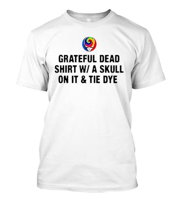 Grateful Dead Skull Tie Dye Spiral T-Shirt