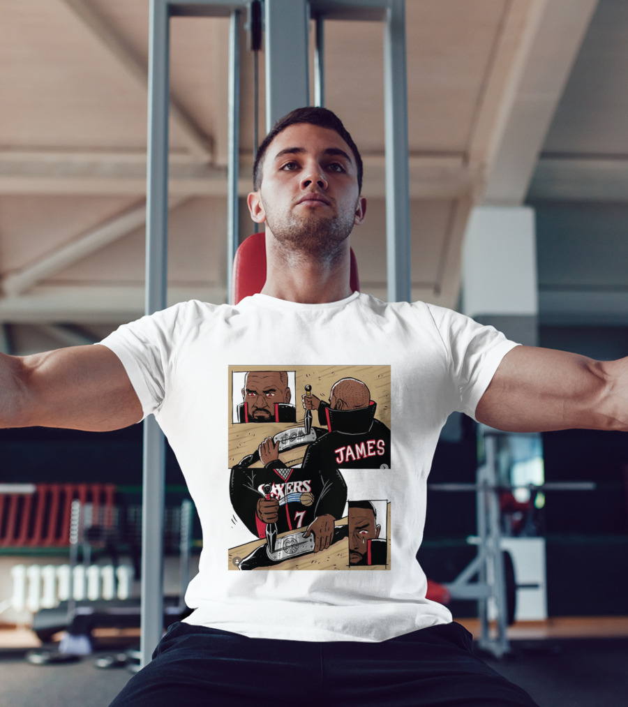 James Sixers 17 Basketball Comic T-Shirt