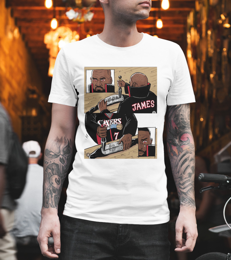 James Sixers 17 Basketball Comic T-Shirt