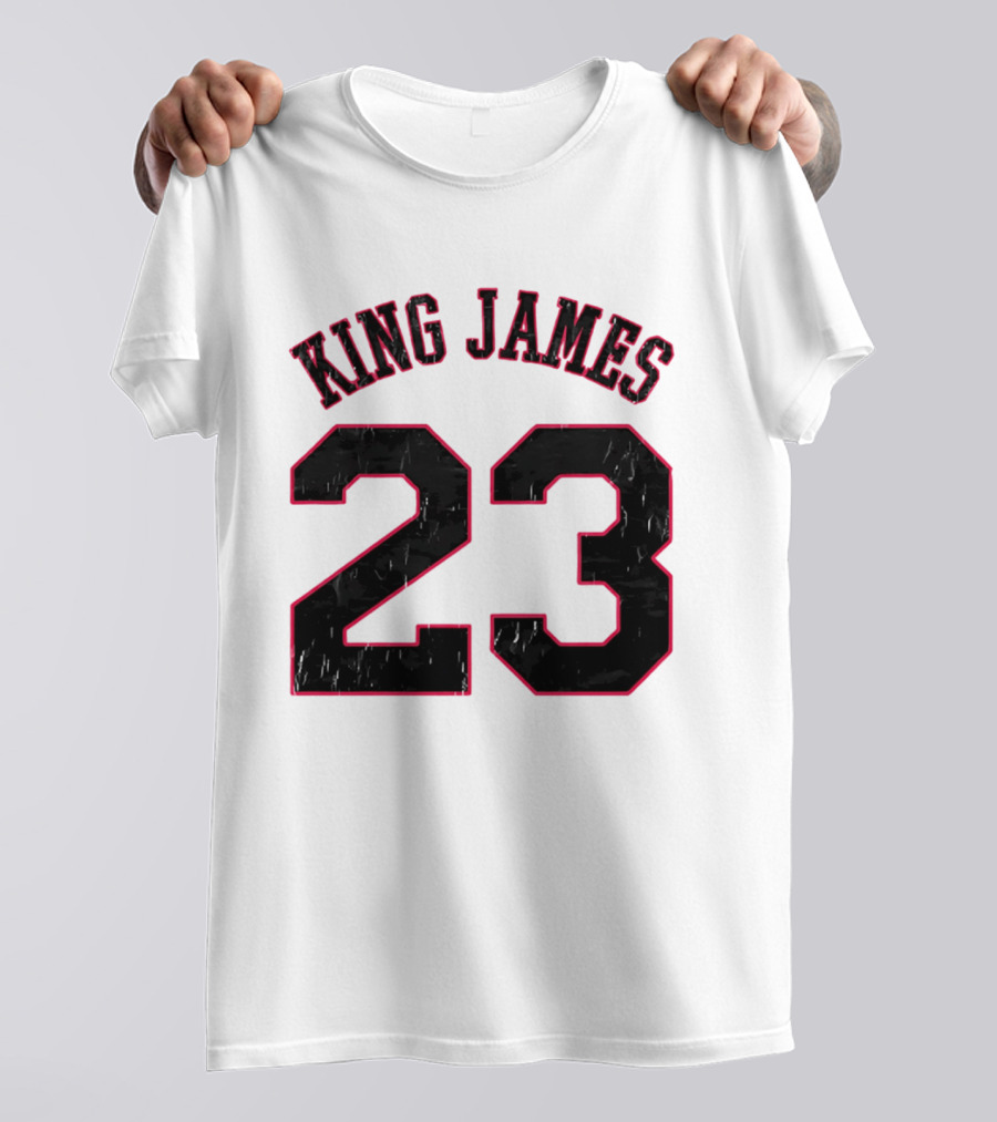 King James 23 Retro Basketball T-Shirt