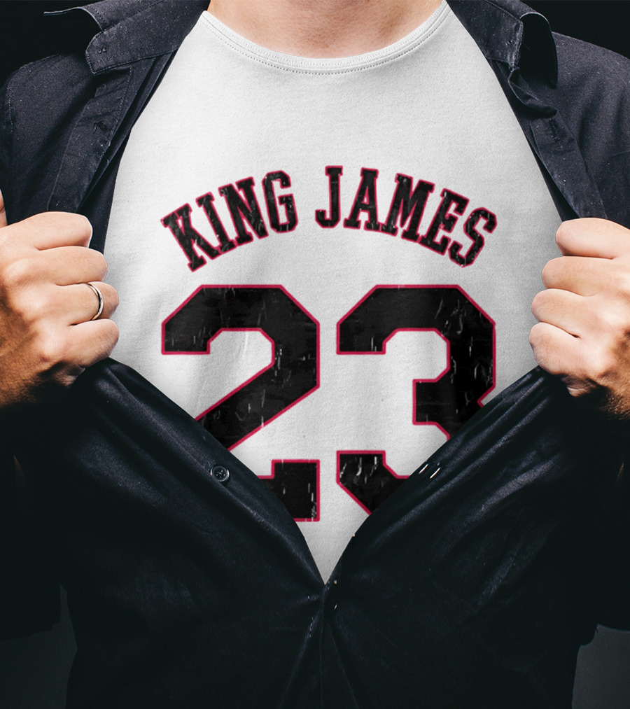 King James 23 Retro Basketball T-Shirt