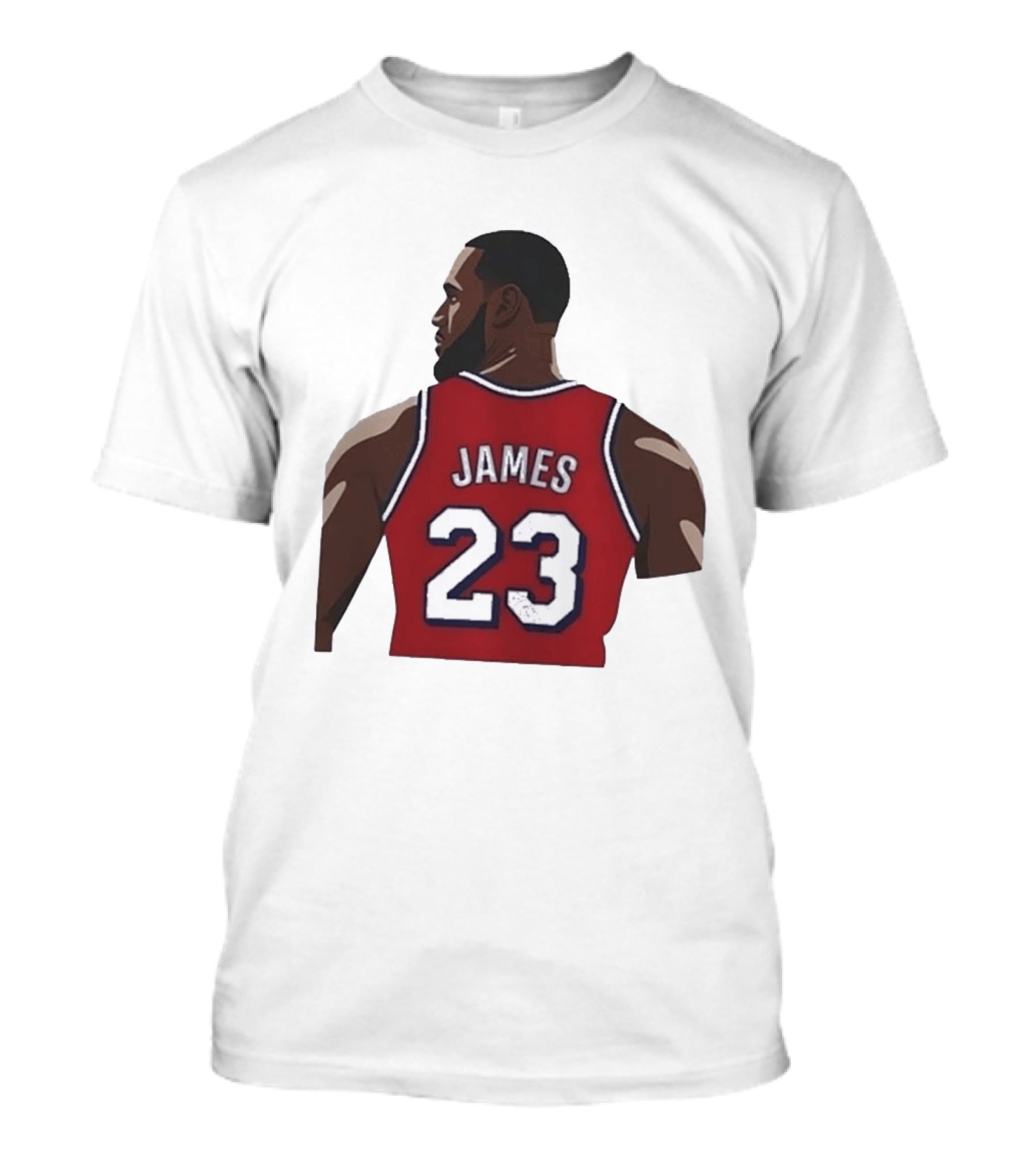 LeBron James 23 Philadelphia 76ers NBA Basketball Lakers Jersey T-Shirt