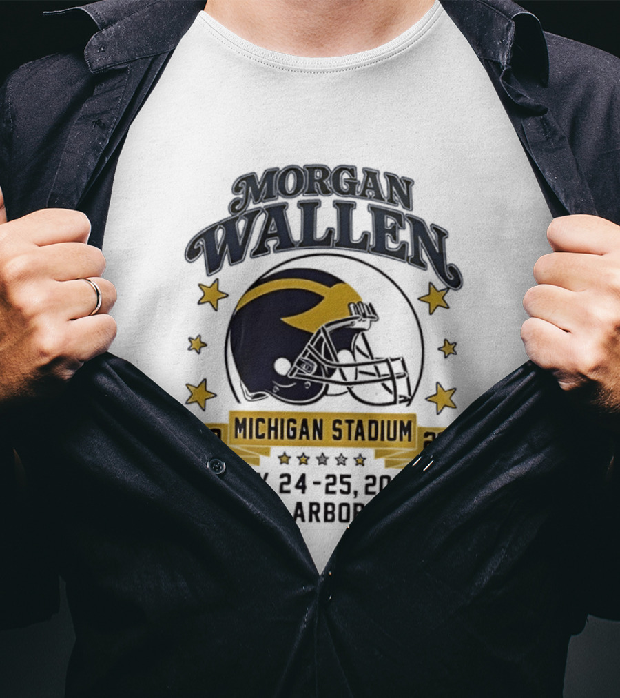 Morgan Wallen Michigan Stadium 2026 Ann Arbor July 24 25 T-Shirt