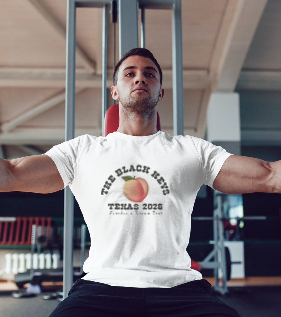 The Black Keys Peaches N Kream Tour 2026 Texas Houston New Braunfels Peach T-Shirt