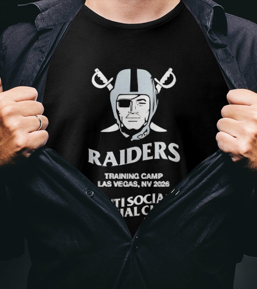Anti Social Social Club Raiders Training Camp Las Vegas NV 2026 T-Shirt