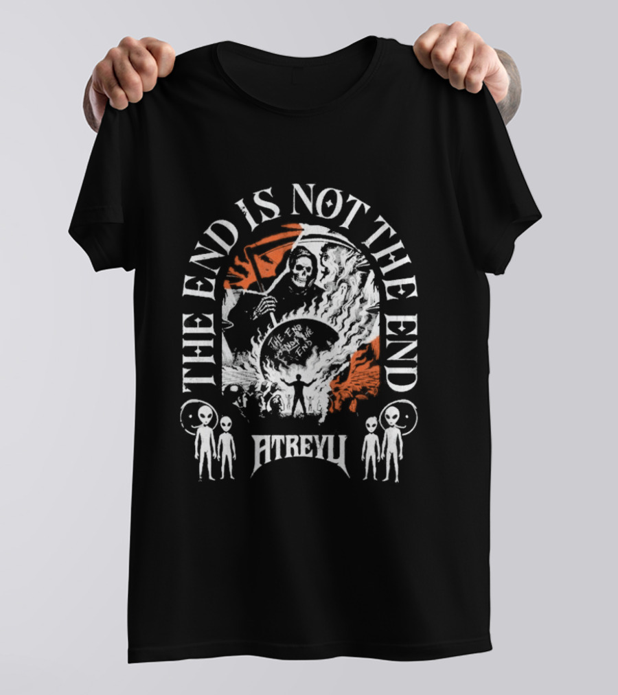 The End Is Not The End Atreyu Aliens Grim Reaper T-Shirt