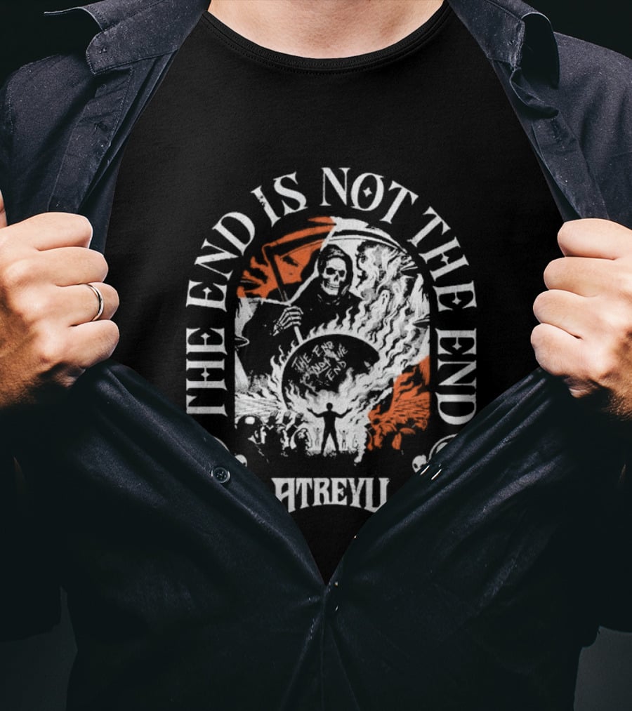 The End Is Not The End Atreyu Aliens Grim Reaper T-Shirt