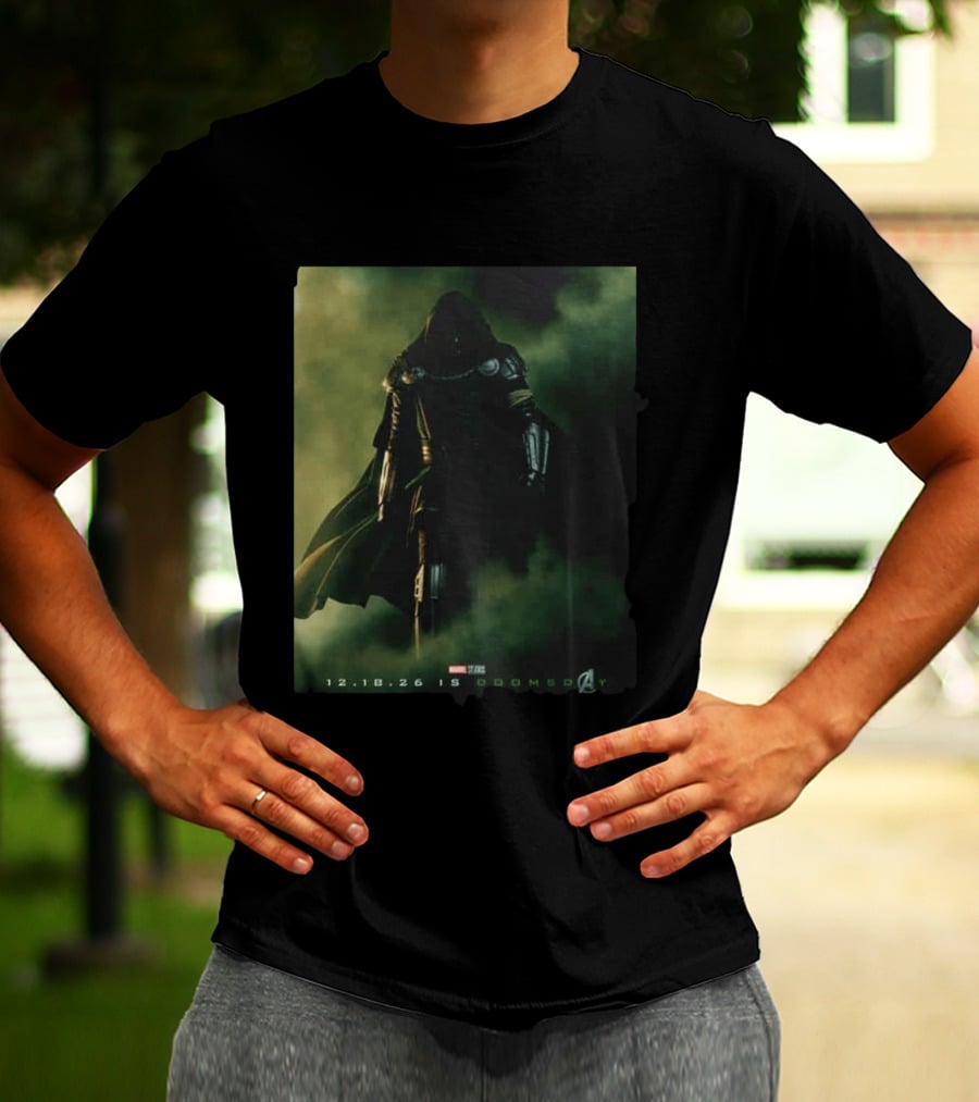 Avengers Doomsday Marvel Studios Dr Doom In Theaters December 18 2026 T-Shirt