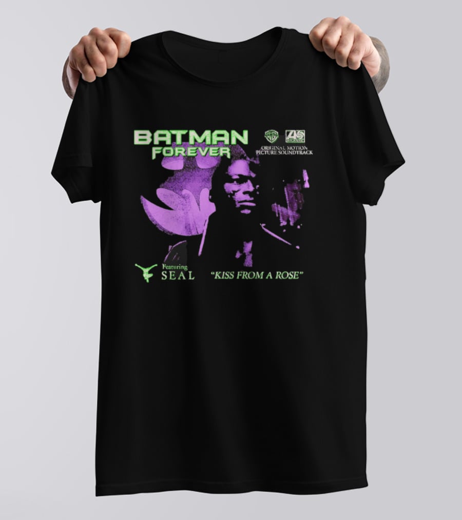 Batman Forever Original Motion Picture Soundtrack Kiss From A Rose Featuring Seal T-Shirt
