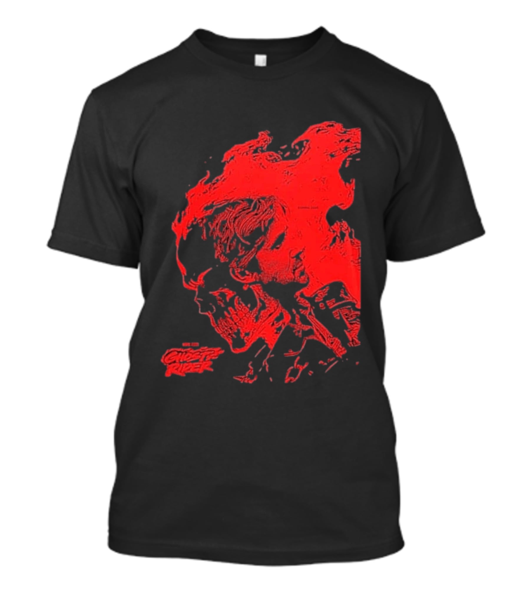 Ryan Gosling Marvel Studios Ghost Rider 2028 Movie Skeleton Flame T-Shirt