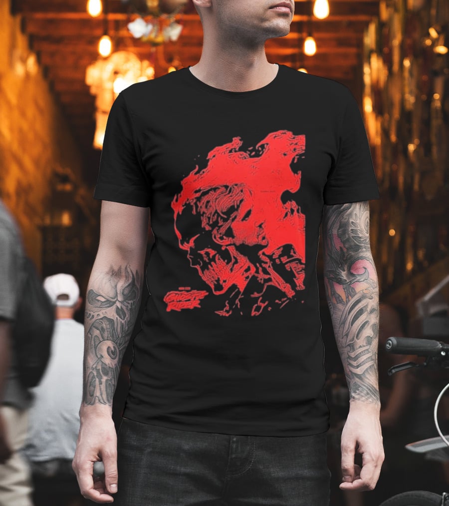 Ryan Gosling Marvel Studios Ghost Rider 2028 Movie Skeleton Flame T-Shirt