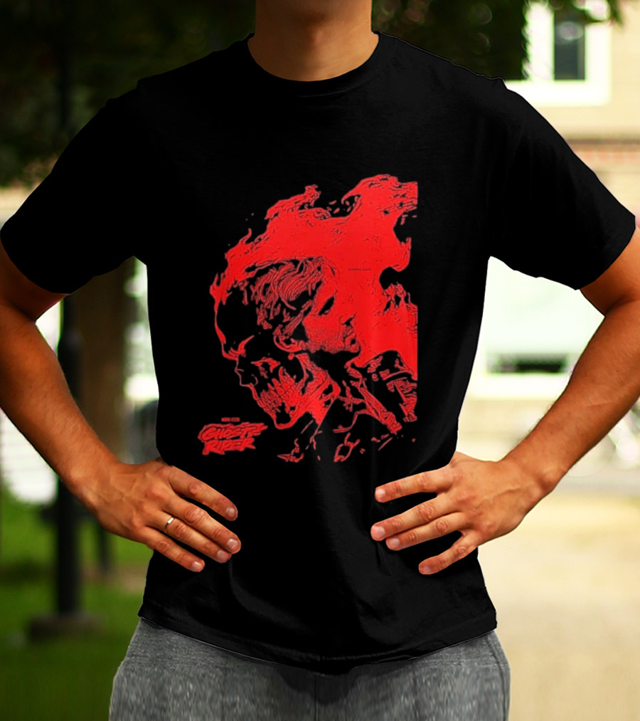 Ryan Gosling Marvel Studios Ghost Rider 2028 Movie Skeleton Flame T-Shirt