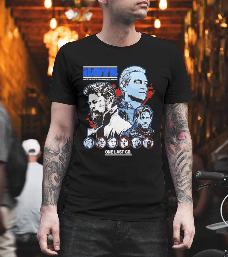 The Boys Billy Butcher Homelander Soldier Boy One Last Go T-Shirt