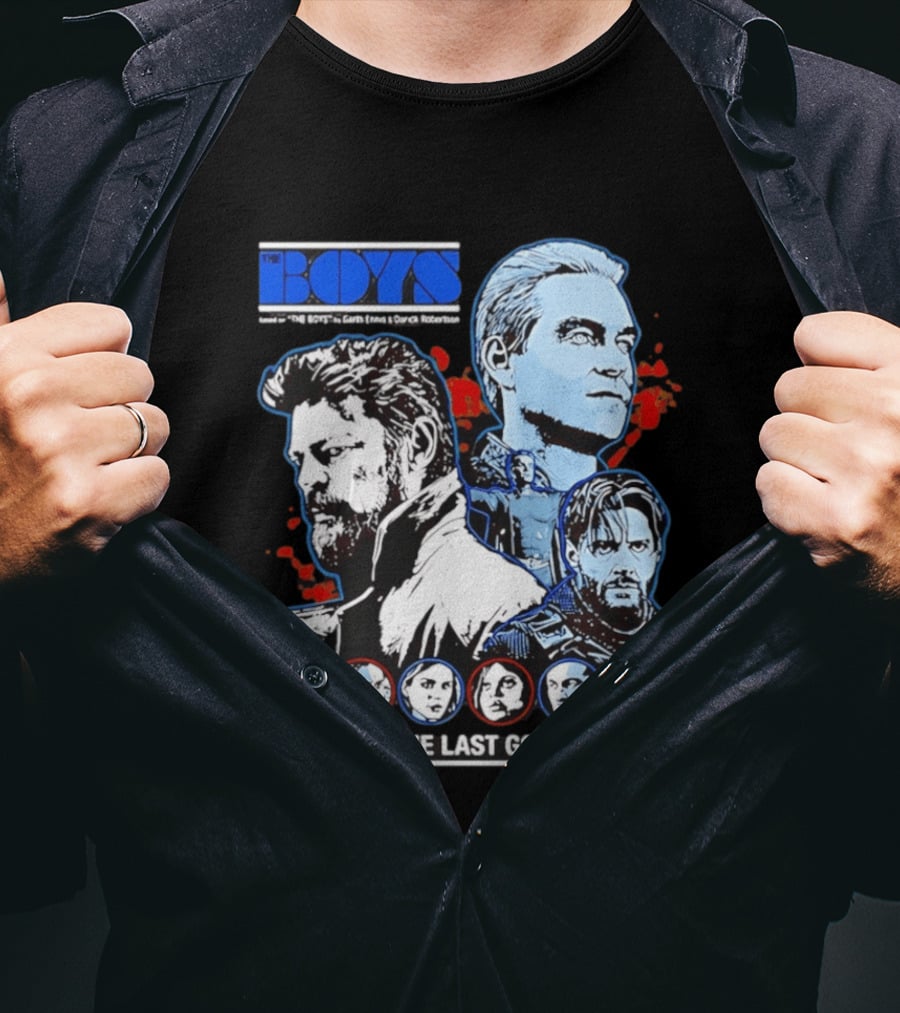 The Boys Billy Butcher Homelander Soldier Boy One Last Go T-Shirt
