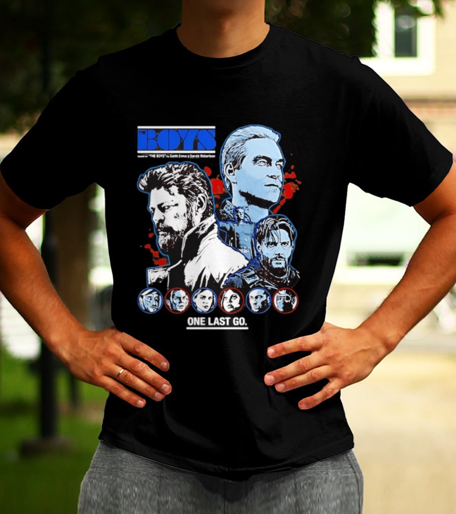 The Boys Billy Butcher Homelander Soldier Boy One Last Go T-Shirt