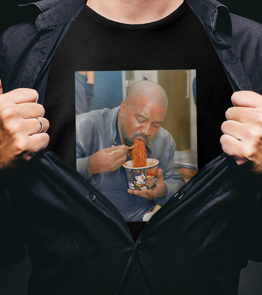 Buldak Bokkeum Myeon Kanye West Noodle Cup Spicy Challenge T-Shirt