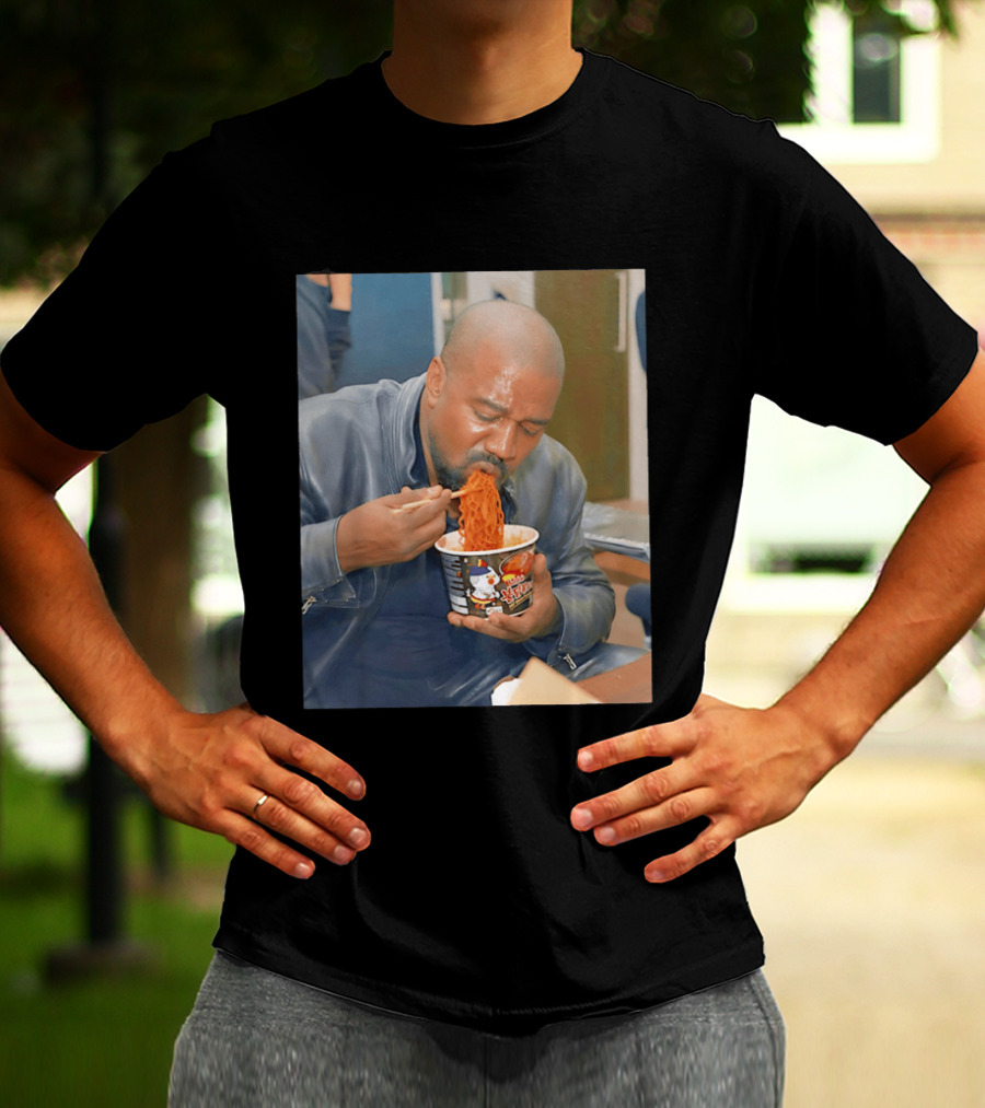 Buldak Bokkeum Myeon Kanye West Noodle Cup Spicy Challenge T-Shirt