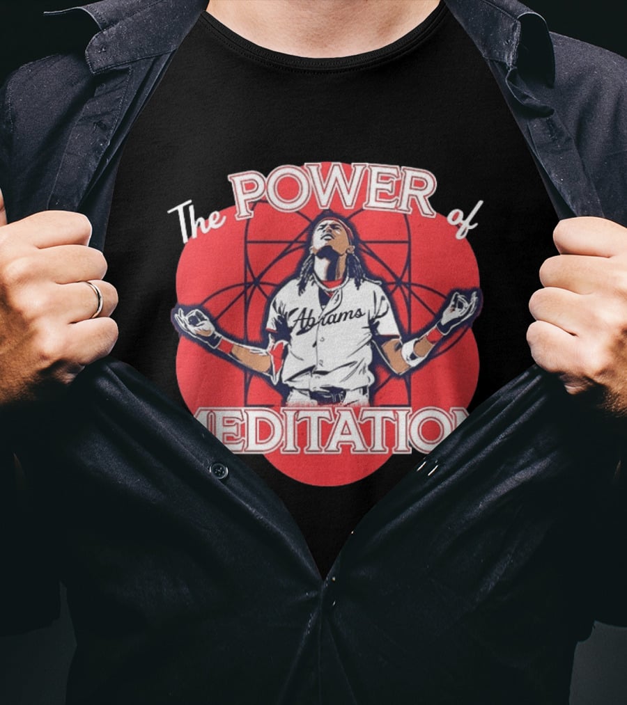The Power Of Meditation CJ Abrams Washington Nationals T-Shirt