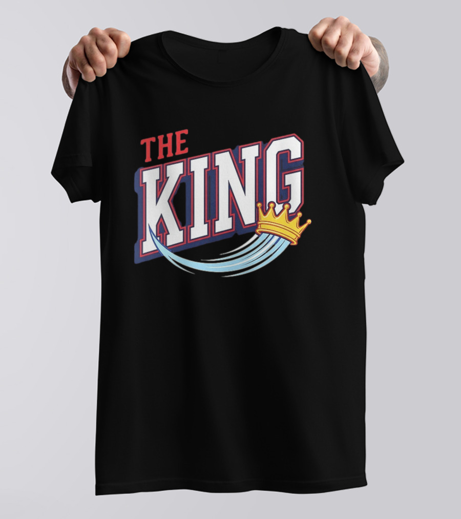THE KING LeBron James Philadelphia 76ers NBA 2026 T-Shirt