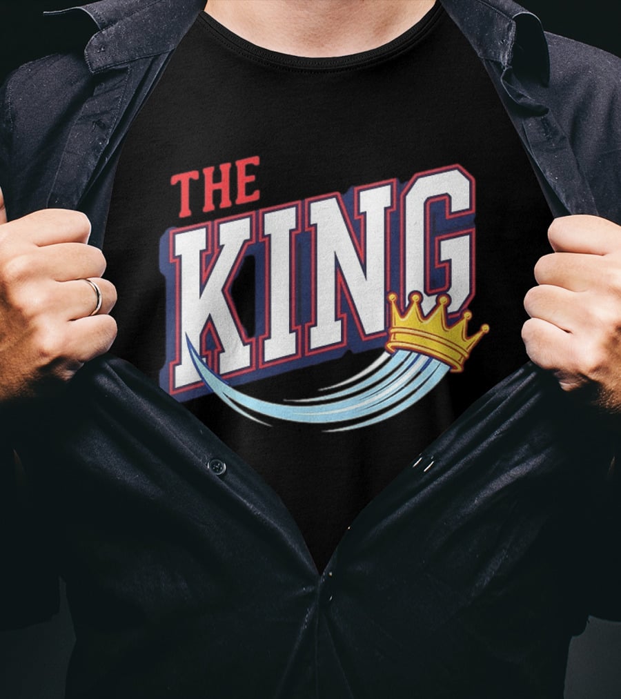 THE KING LeBron James Philadelphia 76ers NBA 2026 T-Shirt