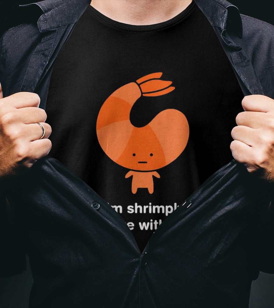 I'm Shrimply In Love With You Cute Shrimp Pun T-Shirt