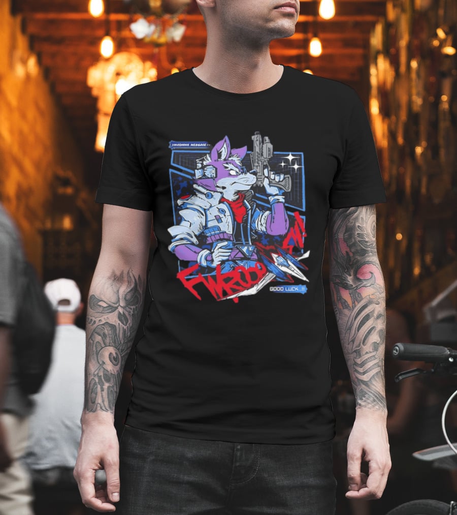 Incoming Message Fwooom Good Luck Star Fox Gaming T-Shirt