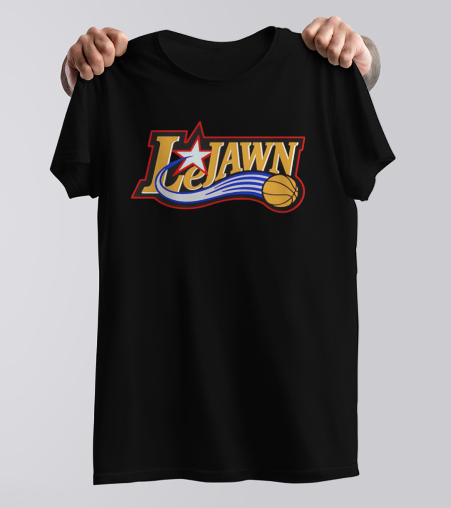 LeJawn Basketball Star Philadelphia 76ers LeBron James NBA 23 Niners T-Shirt