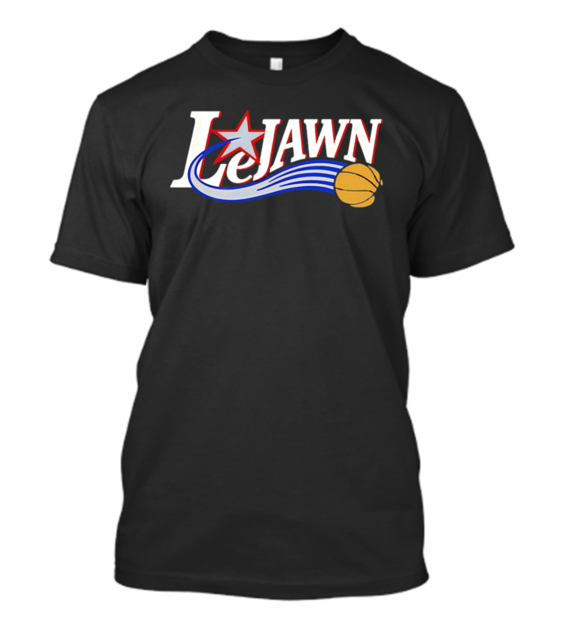 LeJawn Philadelphia 76ers LeBron James 23 NBA Niners Basketball Star T-Shirt