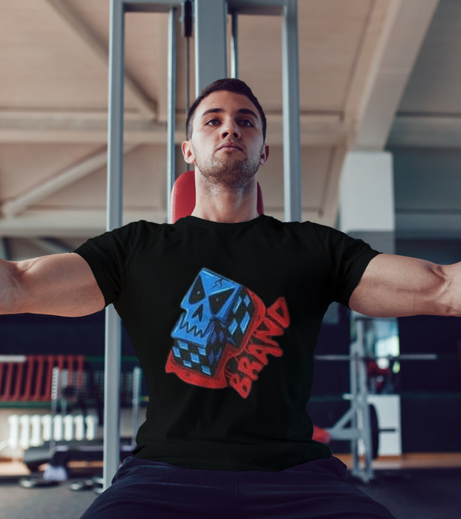 Don't Let Your Love For Somebody Overlook The Reality Of The Situation Skull Cube Brand T-Shirt