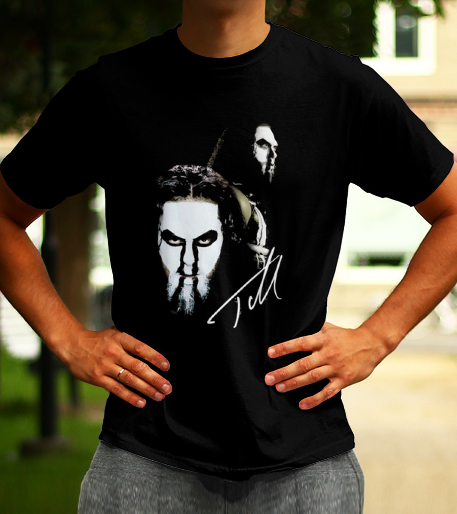 Luchasaurus Mask Illustration AEW Jell Signature T-Shirt