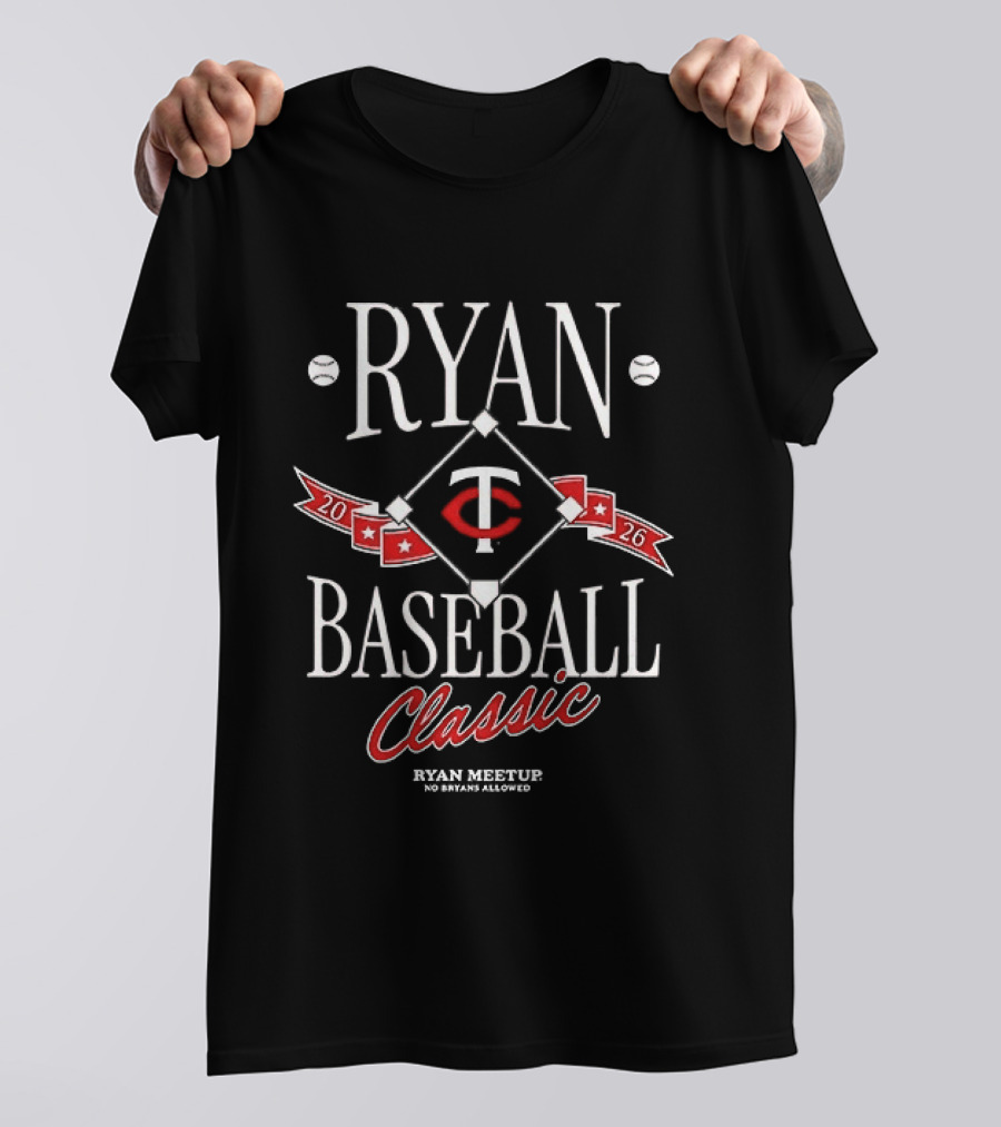 Minnesota Twins 2026 Ryan Baseball T-Shirt