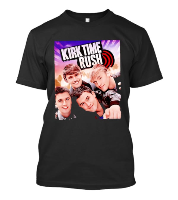 Kirk Time Rush Band Members With Palm Trees T-Shirt