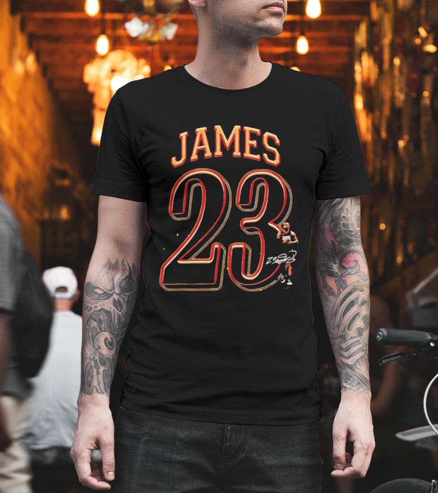 James 23 Basketball Jersey Iconic Sports T-Shirt