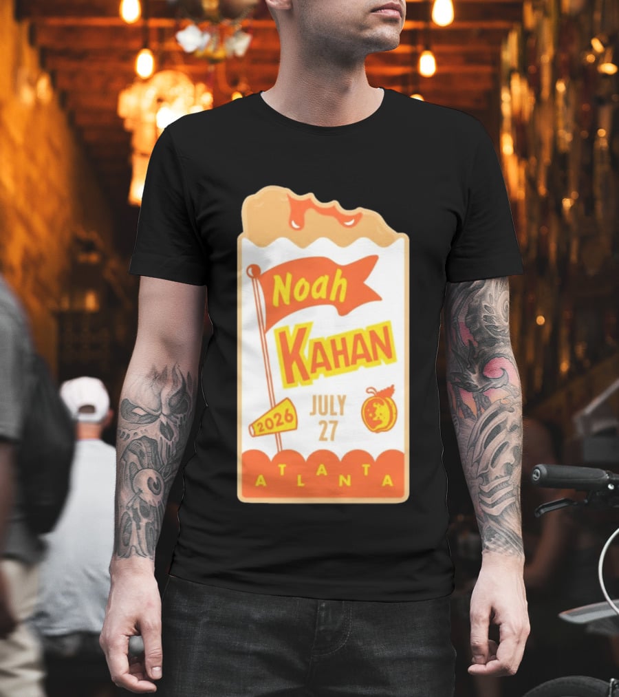 Noah Kahan Atlanta July 27 2026 Event T-Shirt