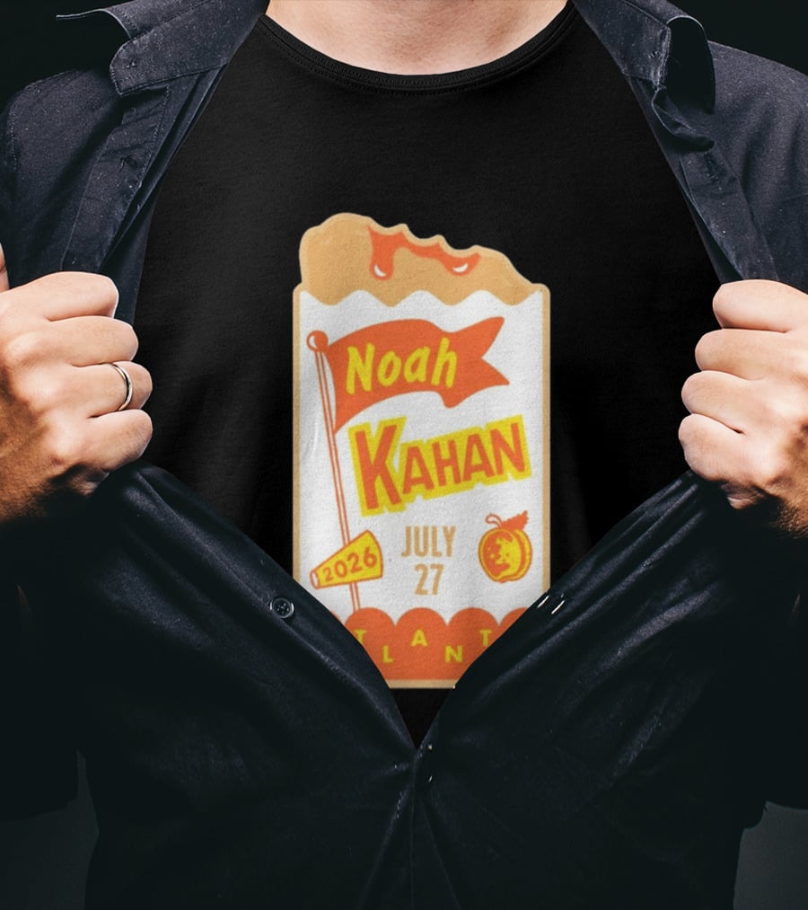 Noah Kahan Atlanta July 27 2026 Event T-Shirt