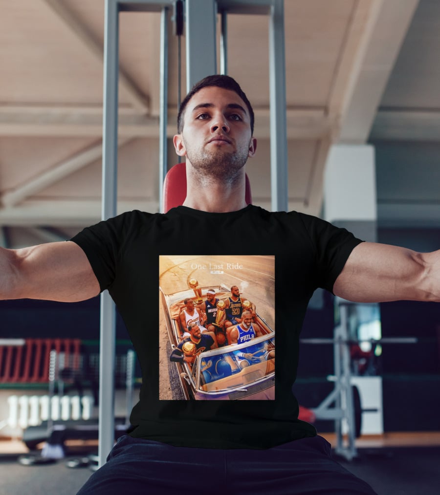 One Last Ride LeBron James Cavaliers Heat Lakers 76ers 23 6 3 T-Shirt
