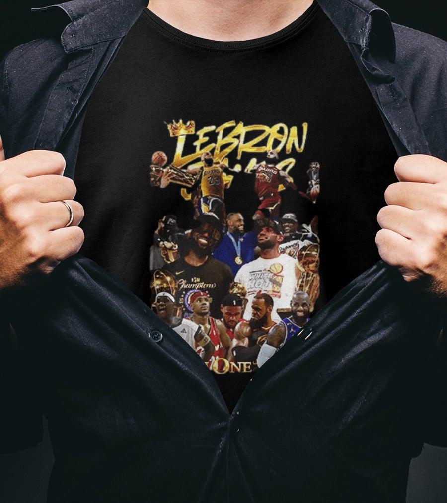 Lebron James Chosen One King Lakers Heat Cavaliers Lakers Champions T-Shirt