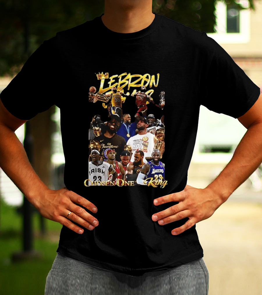 Lebron James Chosen One King Lakers Heat Cavaliers Lakers Champions T-Shirt