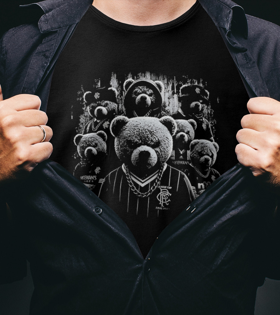 Rangers Gangster Teddy Bears Football Team T-Shirt