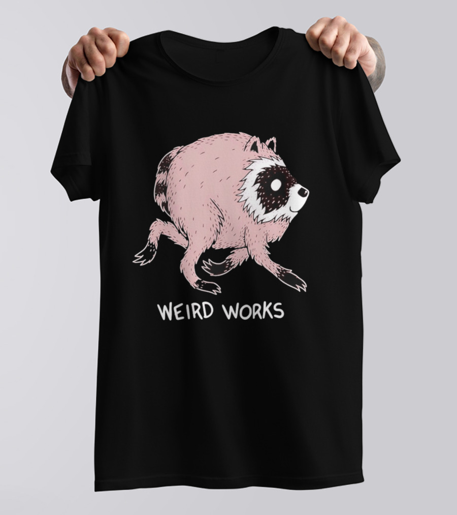 Running Raccoon Weird Works Jimothy T-Shirt