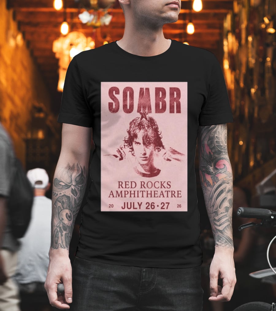 SOMBR Red Rocks Amphitheatre July 26 27 2026 T-Shirt