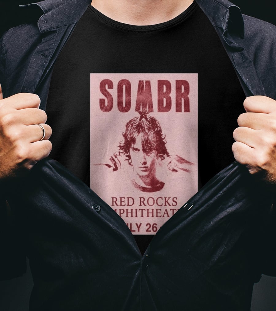 SOMBR Red Rocks Amphitheatre July 26 27 2026 T-Shirt