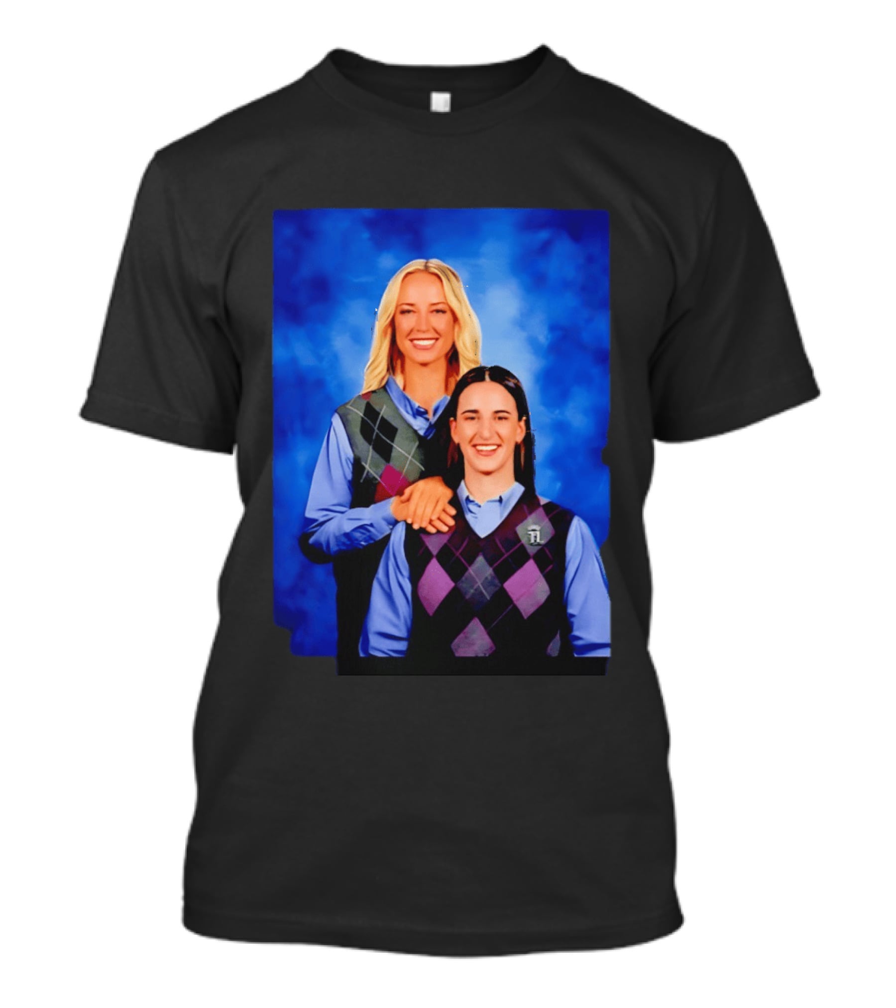 Sophie Cunningham Vs Caitlin Clark Step Brothers Portrait Style Sports Rivalry T-Shirt