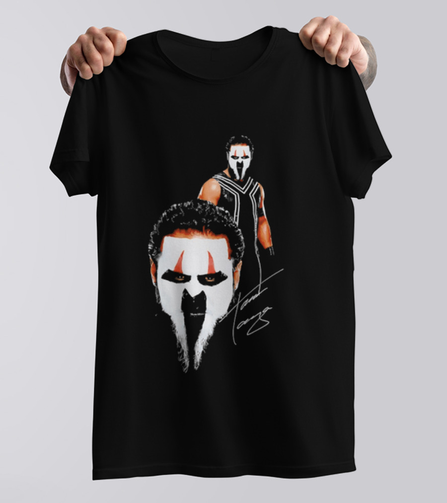 Tama Tonga Face Paint Mask Wrestler Signature T-Shirt